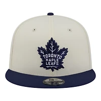 Men's New Era Cream Toronto Maple Leafs Localized 9FIFTY Snapback Hat