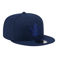 Men's New Era Dark Blue Toronto Maple Leafs Colour Pack 9FIFITY Snapback Hat