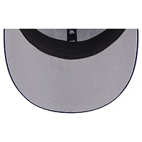 Casquette snapback 9FIFTY grise/bleue New Era pour homme, motif à pin en laine des Maple Leafs de Toronto