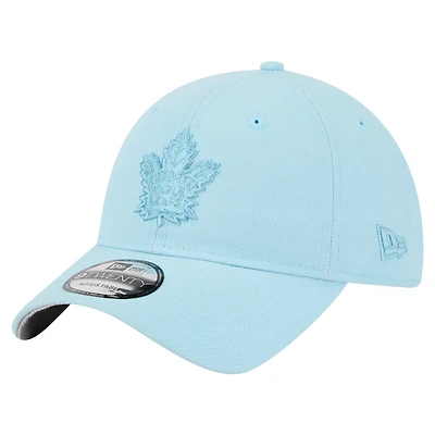 Casquette ajustable New Era bleu clair Toronto Maple Leafs Color Pack 9TWENTY pour homme