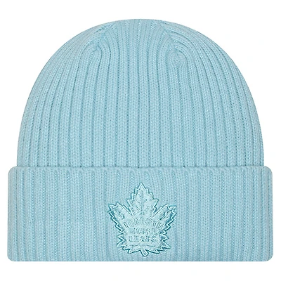 Men's New Era  Light Blue Toronto Maple Leafs Color Pack Cuffed Knit Hat