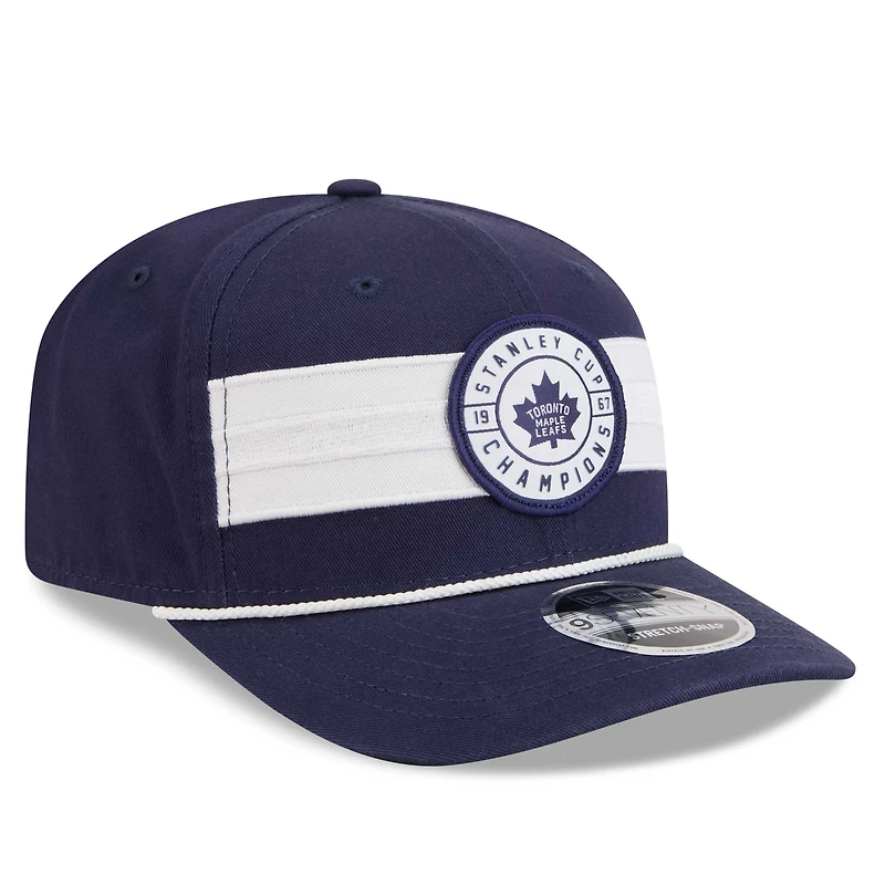 Men's New Era Navy Toronto Maple Leafs 1967 Stanley Cup Champions 9SEVENTY Adjustable Hat