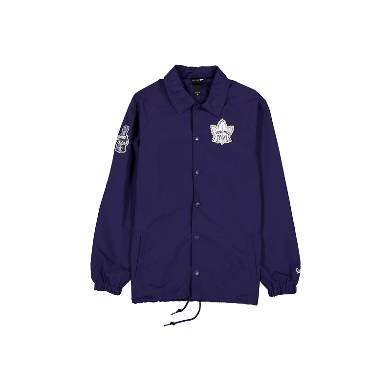 Men's New Era  Navy Toronto Maple Leafs Champs Full-Snap Jacket