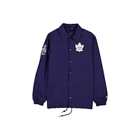 Men's New Era  Navy Toronto Maple Leafs Champs Full-Snap Jacket