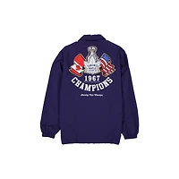 Men's New Era  Navy Toronto Maple Leafs Champs Full-Snap Jacket