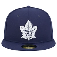Men's New Era Navy Toronto Maple Leafs Core 59FIFTY Fitted Hat