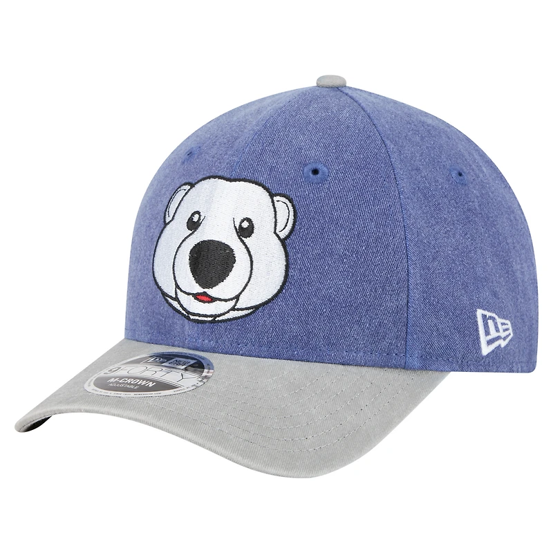 Men's New Era Navy Toronto Maple Leafs Jr. Mascot 9FORTY M-Crown Adjustable Hat