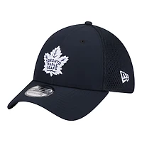 Men's New Era  Navy Toronto Maple Leafs Logo 39THIRTY Flex Hat