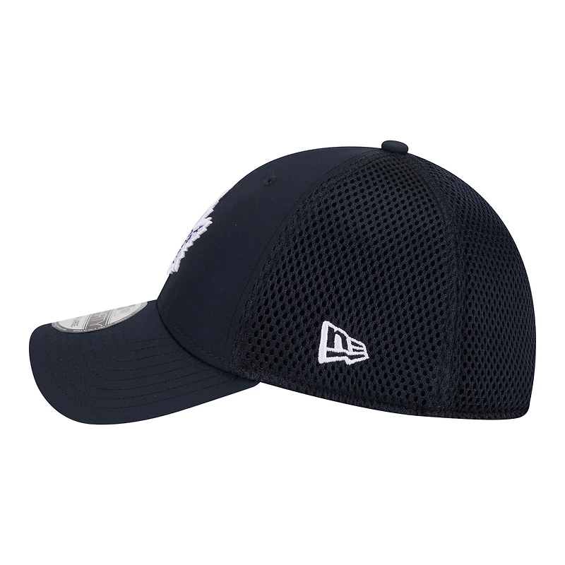Men's New Era Navy Toronto Maple Leafs Logo 39THIRTY Flex Hat