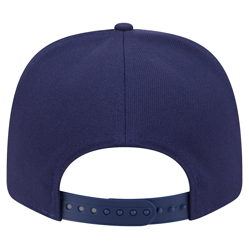 Casquette ajustable New Era bleu marine 9SEVENTY pour homme, motif Maple Leafs de Toronto