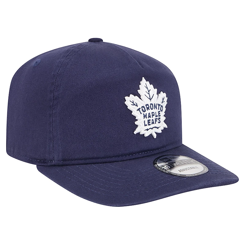 Men's New Era Navy Toronto Maple Leafs Quickstrike 19TWENTY Adjustable Hat