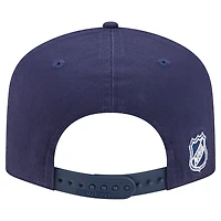 Casquette ajustable Quickstrike 19TWENTY bleu marine New Era pour homme des Maple Leafs de Toronto