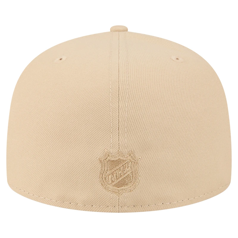 Men's New Era  Tan Toronto Maple Leafs Color Pack 59FIFTY A-Frame Fitted Hat