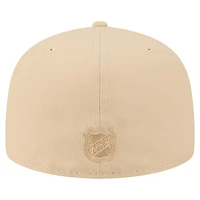 Men's New Era  Tan Toronto Maple Leafs Color Pack 59FIFTY A-Frame Fitted Hat