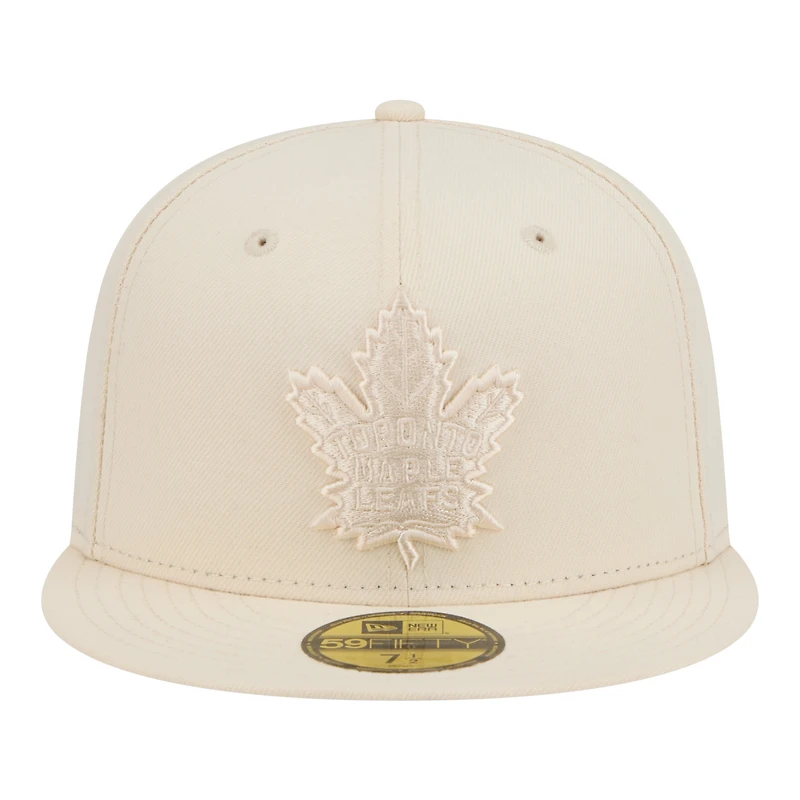 Men's New Era Tan Toronto Maple Leafs Colour Pack 59Fifty Fitted Hat