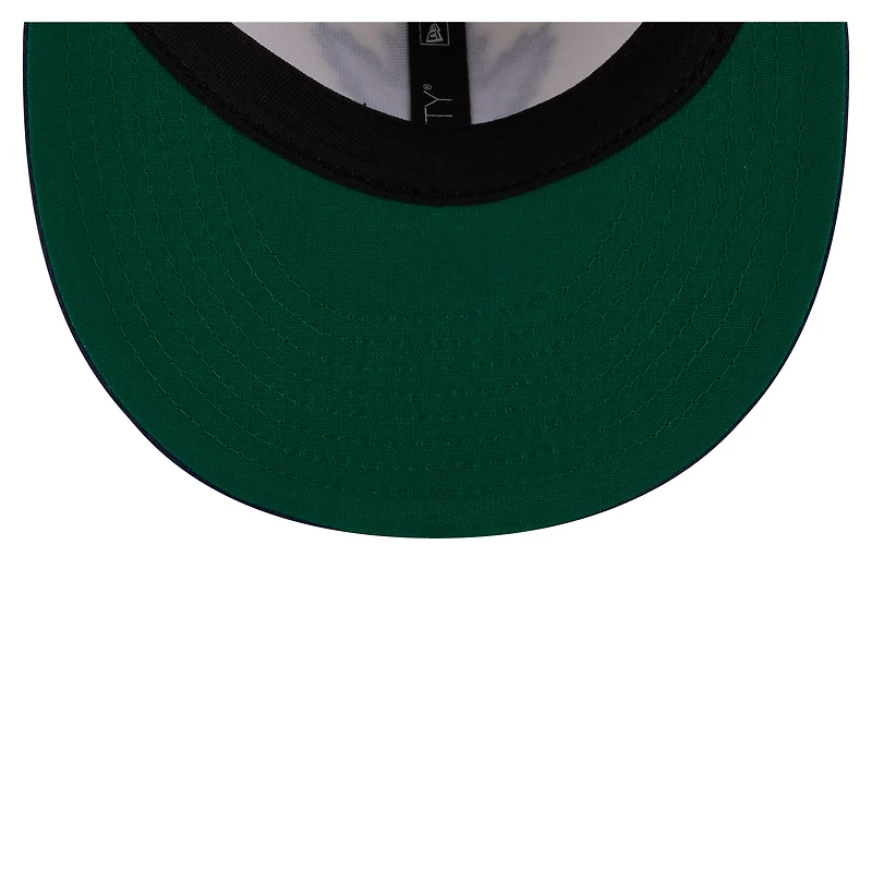 Men's New Era  White/Navy Toronto Maple Leafs Injection Localized Two-Tone 9FIFTY Snapback Hat