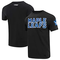 T-shirt en chenille classique des Maple Leafs de Toronto Pro Standard pour homme, noir