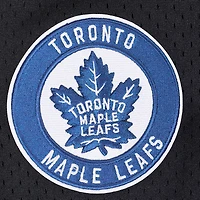 Chemise de baseball à boutons complets en maille noire Pro Standard des Maple Leafs Toronto pour hommes