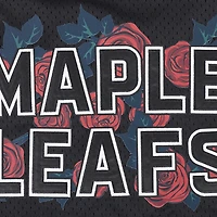 Chemise de baseball à boutons complets en maille noire Pro Standard des Maple Leafs Toronto pour hommes