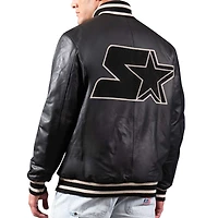 V114037 Leafs NSS FW23 NHL Veste universitaire en cuir pour homme JACMENC