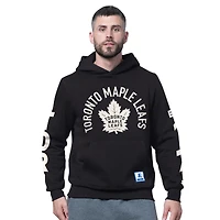 Men's Starter  Black Toronto Maple Leafs Handoff Hoodie