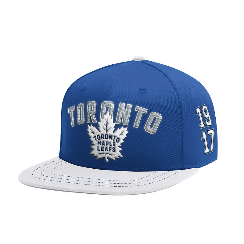 Men's Starter Blue Toronto Maple Leafs Locker Room Classic Startfit Snapback Hat