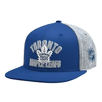 Casquette snapback Starter bleue en laine Melton pour homme des Maple Leafs de Toronto