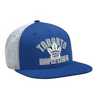 Men's Starter  Blue Toronto Maple Leafs Melton Wool Classic Startfit Snapback Hat