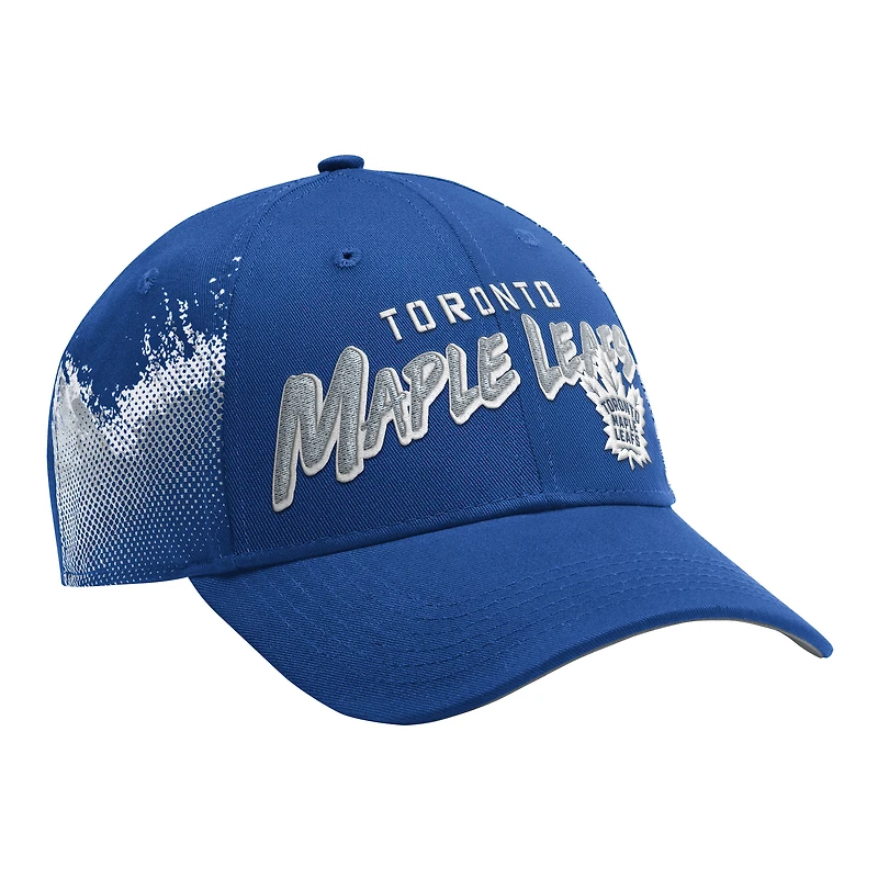 Men's Starter  Blue Toronto Maple Leafs Splash Curved Startfit Snapback Hat
