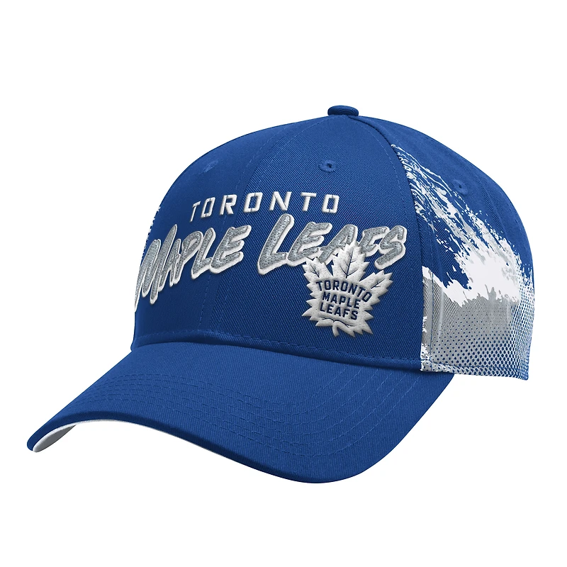 Casquette Snapback incurvée Starter Fit bleue des Maple Leafs de Toronto pour homme