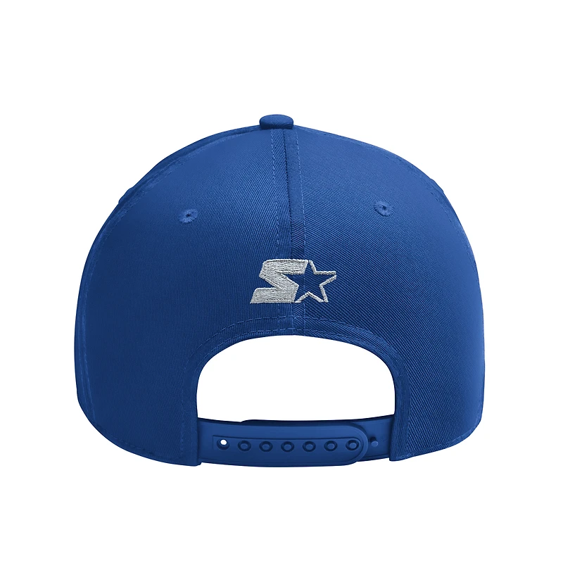 Men's Starter  Blue Toronto Maple Leafs Splash Curved Startfit Snapback Hat