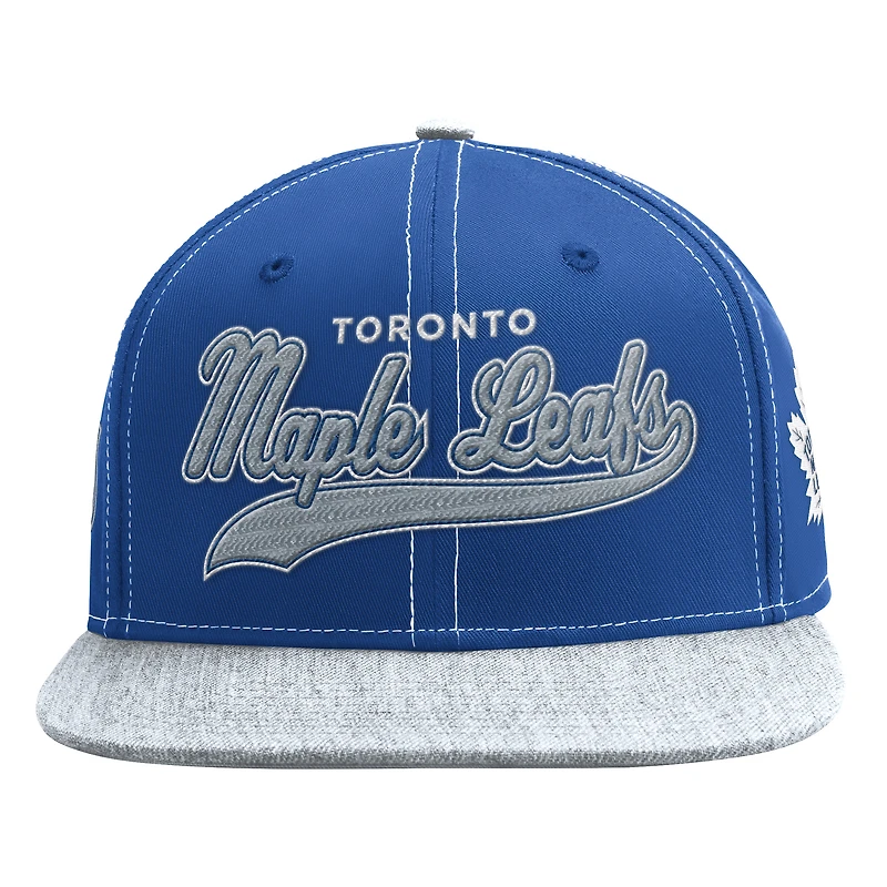 Men's Starter  Blue Toronto Maple Leafs Tailsweep Classic Startfit Snapback Hat