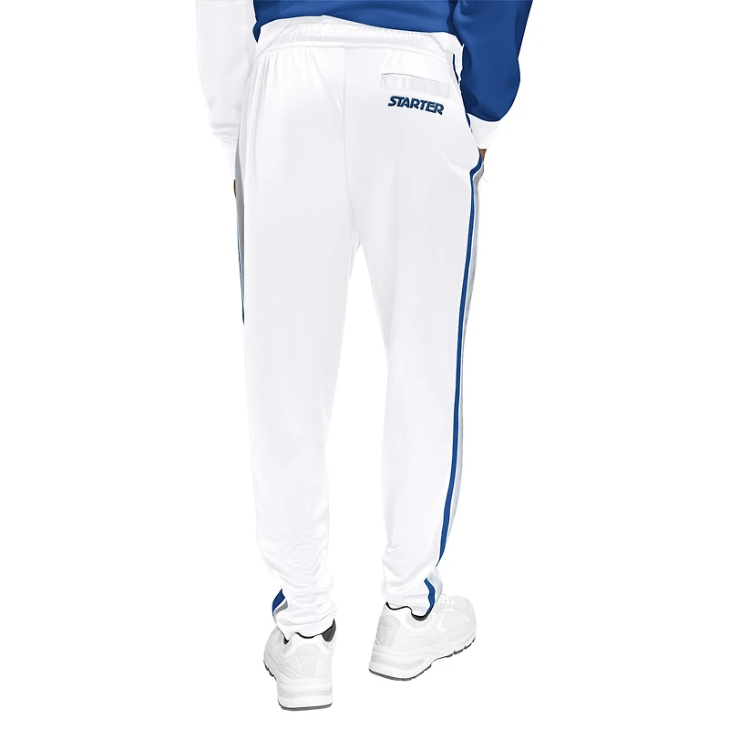 Men's Starter White Toronto Maple Leafs Frankie Pique Track Pants