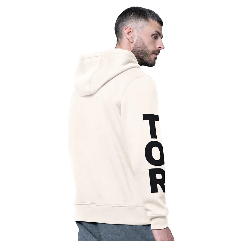 Sweat à capuche blanc Starter Handoff des Maple Leafs de Toronto pour homme