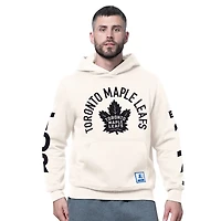 Sweat à capuche blanc Starter Handoff des Maple Leafs de Toronto pour homme