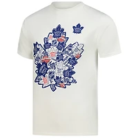 Men's Starter  White Toronto Maple Leafs Logo Collage T-Shirt