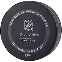 Michael Bunting Maple Leafs de Toronto dédicacé modèle 2021 rondelle de jeu officielle