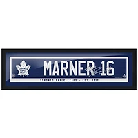 Mitchell Marner Toronto Maple Leafs 6 `` x 22 '' réplique encadrée autographe nom du joueur - barre