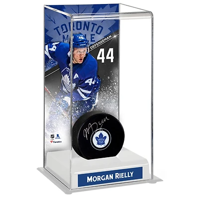 Étui de luxe pour rondelles de hockey hautes des Maple Leafs de Toronto de Morgan Rielly