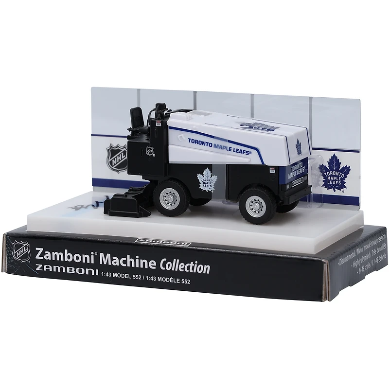 Zamboni moulée sous pression autographiée à l'échelle 1:43 de Nick Robertson par les Maple Leafs de Toronto