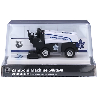 Zamboni moulée sous pression autographiée à l'échelle 1:43 de Nick Robertson par les Maple Leafs de Toronto
