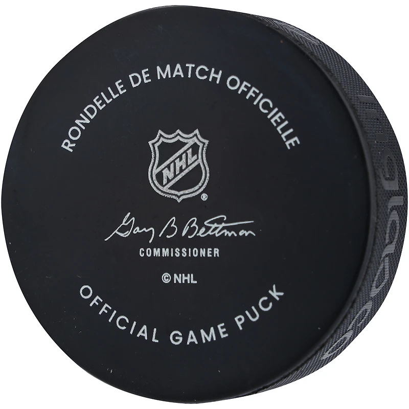 Nick Robertson Toronto Maple Leafs Autographed Official Game Puck 