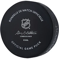 Nick Robertson Toronto Maple Leafs Autographed Official Game Puck 