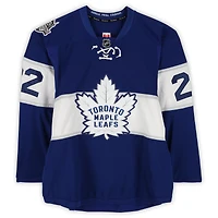 Nikita Zaitsev Toronto Maple Leafs Practice-Used #22 Blue Reebok Jersey vs. Detroit Red Wings on January 1, 2017 - NHL Centennial Classic - Worn During Warm-Ups
