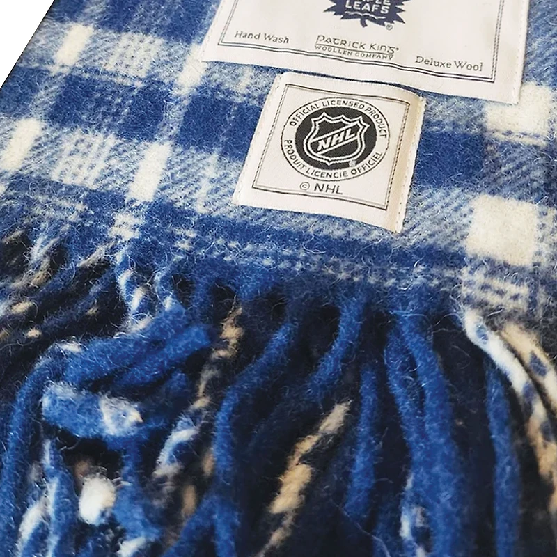Patrick King Woollen Company Toronto Maple Leafs 69″x 62″ Wool Blanket