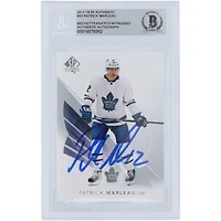 Patrick Marleau Toronto Maple Leafs Autographié 2017-18 Upper Deck SP Authentique #35 Beckett Fanatics Carte Authentifiée Témoin
