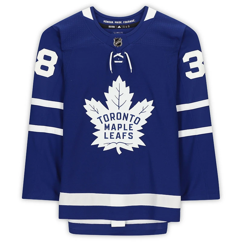 Rasmus Sandin Toronto Maple Leafs Dédicacé Bleu Adidas Authentique Maillot