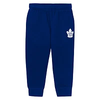 Ensemble sweat à capuche et pantalon de survêtement bleu Chants & Cheers des Maple Leafs Toronto pour tout-petits