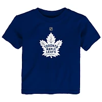 T-shirt bleu Outerstuff pour tout-petits avec logo principal des Maple Leafs de Toronto