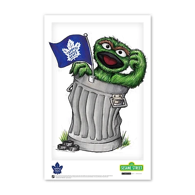 Toronto Maple Leafs 11" x 17" Sesame Street Print
